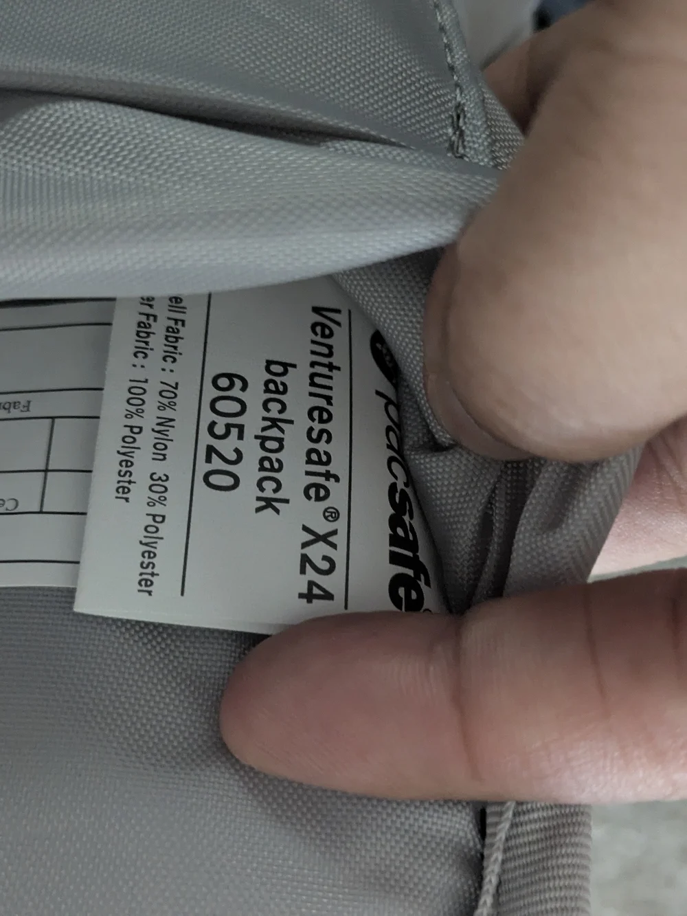 Pacsafe brand new